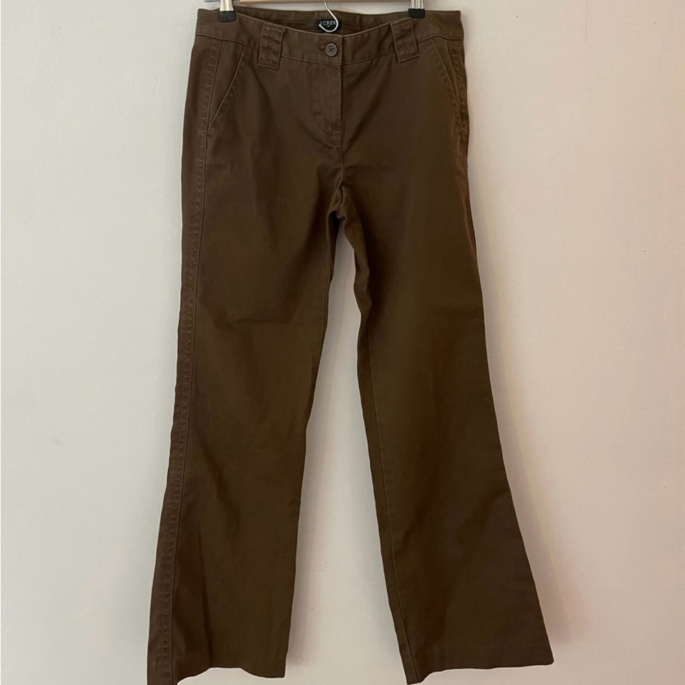 J. Crew Women’s City Fit Pants in Deep Brown Sz 2
